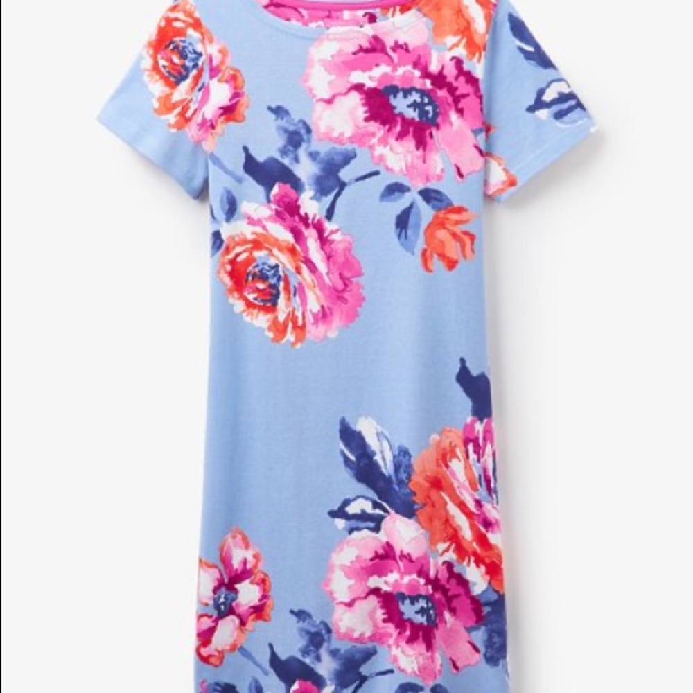 Joules floral T shirt dress